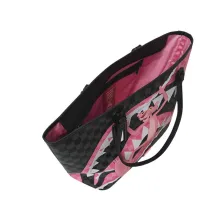 Bolso Sprayground Pantera Rosa On The Run T9377 con cuadros negros y rosas y efecto rasgado - 5 Bolso Sprayground Pantera Rosa On The Run T9377 con cuadros negros y rosas y efecto rasgado - 5