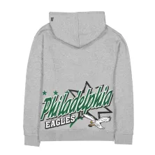 Sudadera New Era de los Eagles Sport Classics Gris - trasera