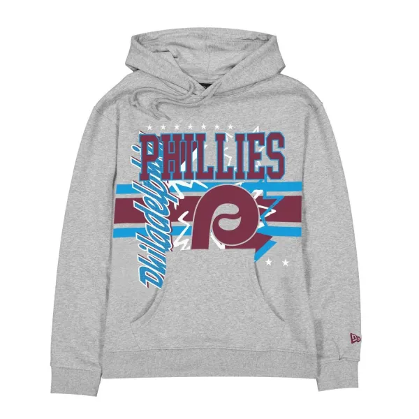 Sudadera Philadelphia Phillies New Era en gris - frontal Sudadera Philadelphia Phillies New Era en gris - frontal