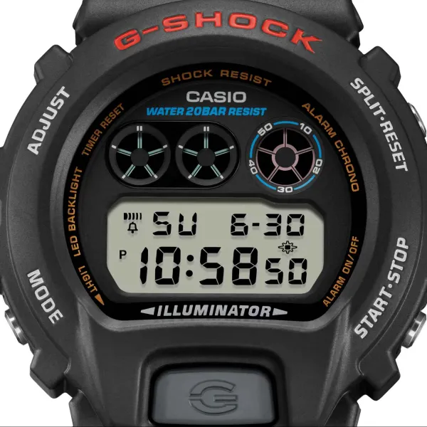 Casio G-Shock DW 6900U-1ER en negro