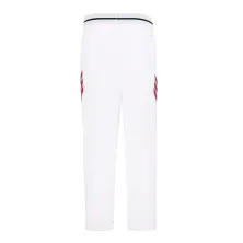 Pantalon largo Real Madrid de baloncesto en blanco, con bolsillos y corchetes - parte trasera