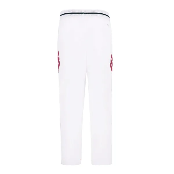 Pantalon largo Real Madrid de baloncesto en blanco, con bolsillos y corchetes - parte trasera