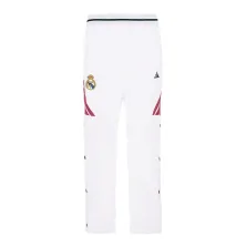 Pantalon largo Real Madrid de baloncesto en blanco - frontal