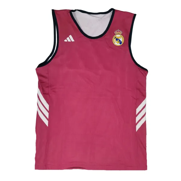 Camiseta entrenamiento Real Madrid de Adidas reversible en rosa Camiseta entrenamiento Real Madrid de Adidas reversible en rosa