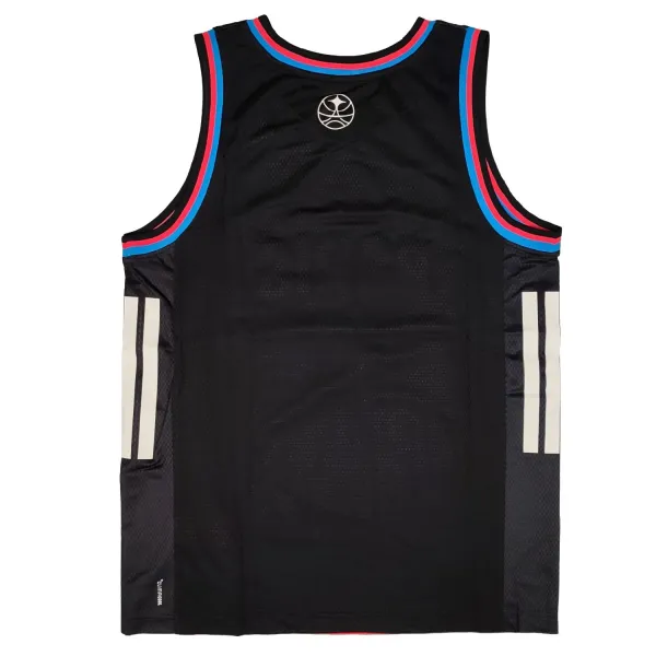 Camiseta Adidas de Paris Basketball Euroliga en negro - espalda Camiseta Adidas de Paris Basketball Euroliga en negro - espalda