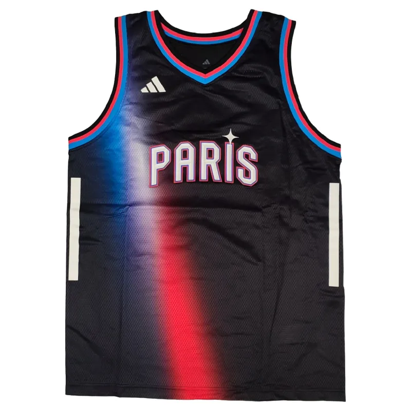 Camiseta Adidas de Paris Basketball Euroliga en negro