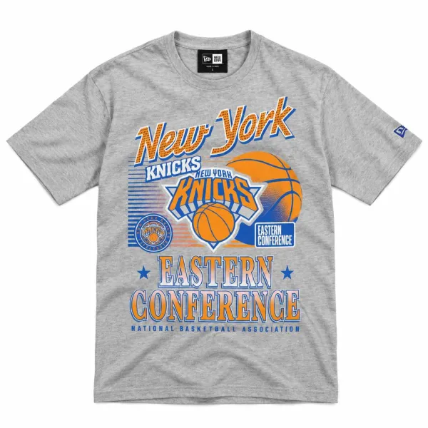 Camiseta Knicks de New Era de manga corta - frontal Camiseta Knicks de New Era de manga corta - frontal