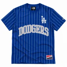 Camiseta Dodgers MLB Pinstripe de New Era en azul - 1