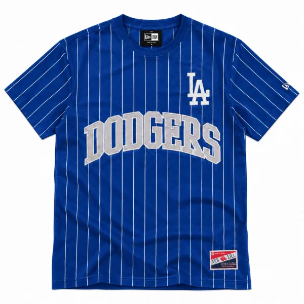 Camiseta Dodgers MLB Pinstripe de New Era en azul - 1 Camiseta Dodgers MLB Pinstripe de New Era en azul - 1