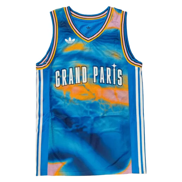 Camiseta Grand Paris Basketball Adidas Azul 2026-27