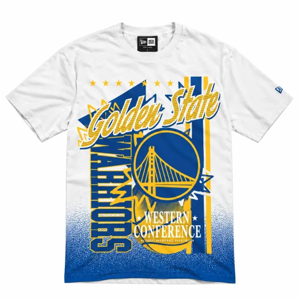 Camiseta manga corta Warriors NBA Sports Classics blanca Camiseta manga corta Warriors NBA Sports Classics blanca