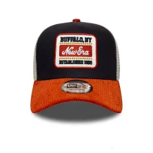 Gorra Trucker New Era Buffalo con visera marron - frontal Gorra Trucker New Era Buffalo con visera marron - frontal