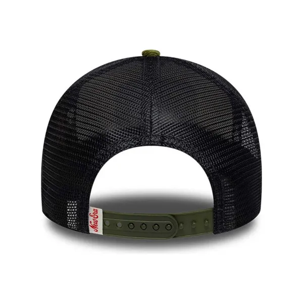 Gorra Trucker New Era Buffalo con visera verda - trasera
