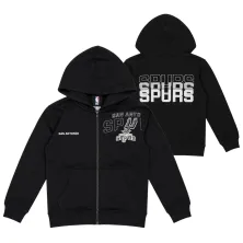 Sudadera San Antonio Spurs NBA Logos Outerstuff Junior en negro - doble
