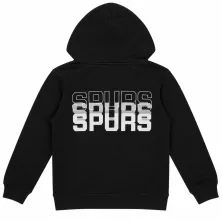 Sudadera San Antonio Spurs NBA Logos Outerstuff Junior en negro - trasera Sudadera San Antonio Spurs NBA Logos Outerstuff Junior en negro - trasera