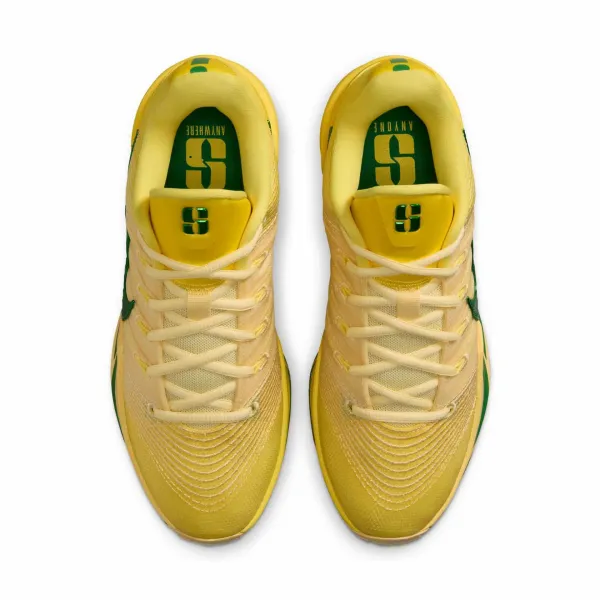 Nike Sabrina 3 Oregon en amarillo y verde - superior Nike Sabrina 3 Oregon en amarillo y verde - superior