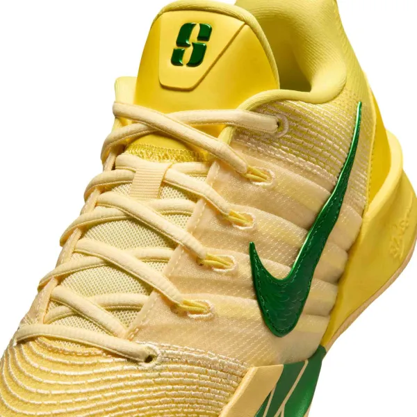 Nike Sabrina 3 Oregon en amarillo y verde -detalle Nike Sabrina 3 Oregon en amarillo y verde -detalle