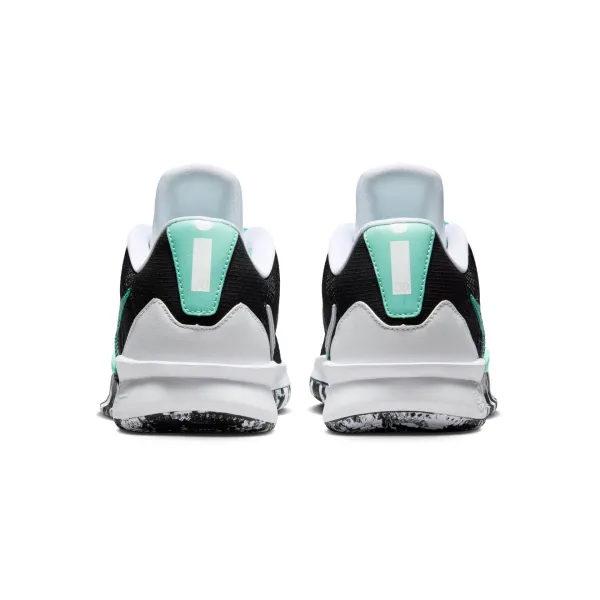 Nike Sabrina 3 Big Ellie - zapatillas de baloncesto mujer en negro, blanco y verde.Talones