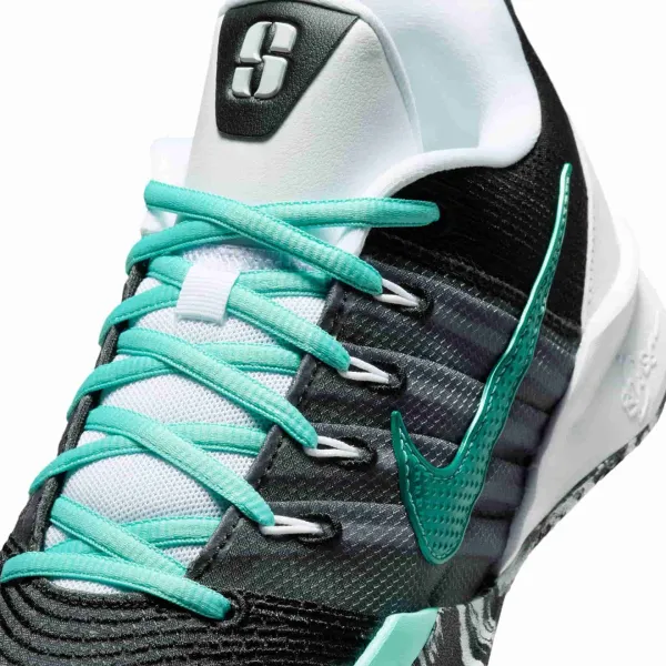 Nike Sabrina 3 Big Ellie - zapatillas de baloncesto mujer en negro, blanco y verde.Cordones
