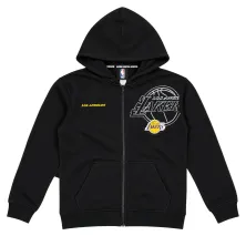 Sudadera Lakers Outerstuff para niños en negro - frontal Sudadera Lakers Outerstuff para niños en negro - frontal