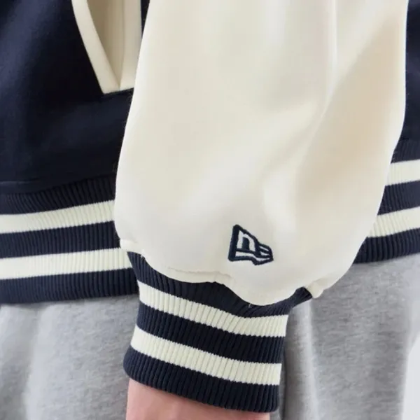 Chaqueta MLB Yankees Jersey bomber navy con bordados, vista detalle Chaqueta MLB Yankees Jersey bomber navy con bordados, vista detalle