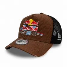 Gorra Curva Trucker Red Bull Racing Distressed Cord New Era