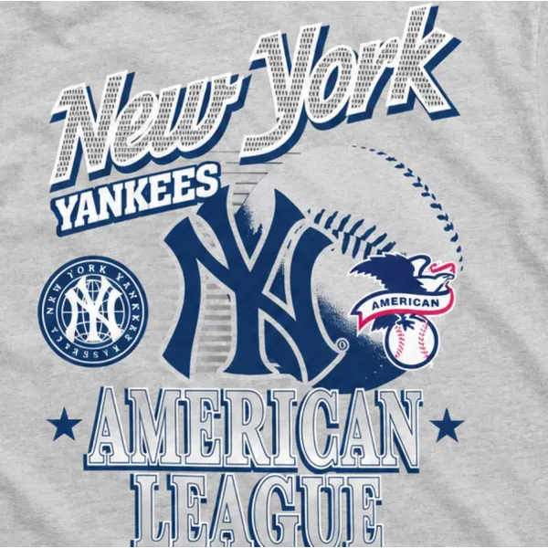 Camiseta New York Yankees New Era MLB Sport Classics Heather Gray