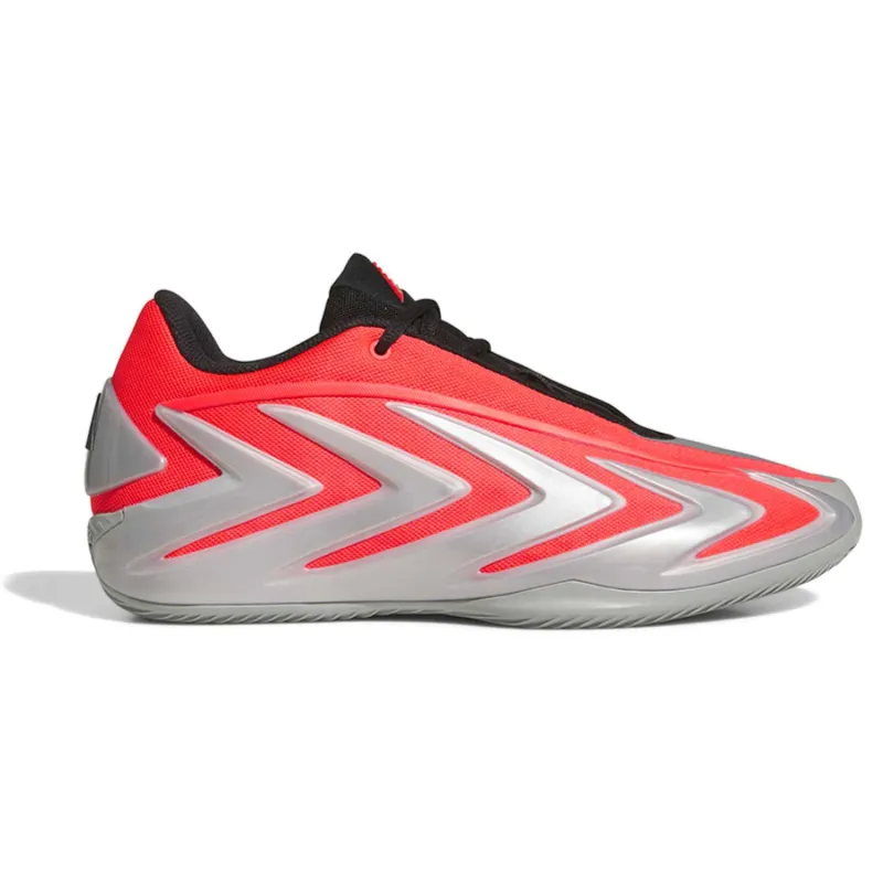 Adidas Anthony Edwards 3 Omen en gris y rojo - 1