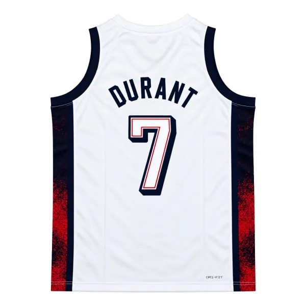 Camiseta Kevin Durant USA Nike en blanco para niños - 3 Camiseta Kevin Durant USA Nike en blanco para niños - 3