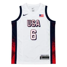 Camiseta Lebron James USA de Nike blanca - 2 Camiseta Lebron James USA de Nike blanca - 2