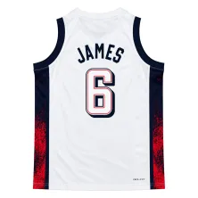 Camiseta Lebron James USA de Nike blanca - 3 Camiseta Lebron James USA de Nike blanca - 3
