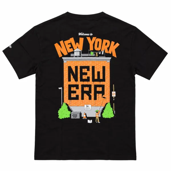Camiseta Graffiti de New Era en color negro - 3