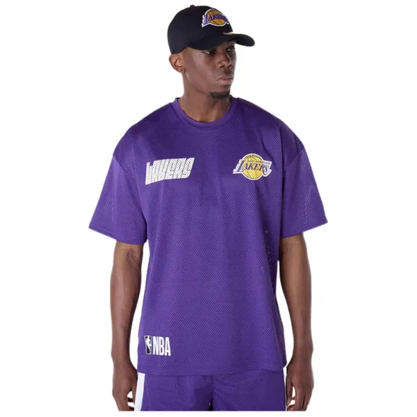 Camiseta Lakers Mesh New Era morada - 2 Camiseta Lakers Mesh New Era morada - 2