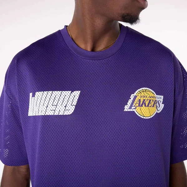 Camiseta Lakers Mesh Graphic New Era