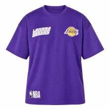 Camiseta Lakers Mesh New Era morada - 1
