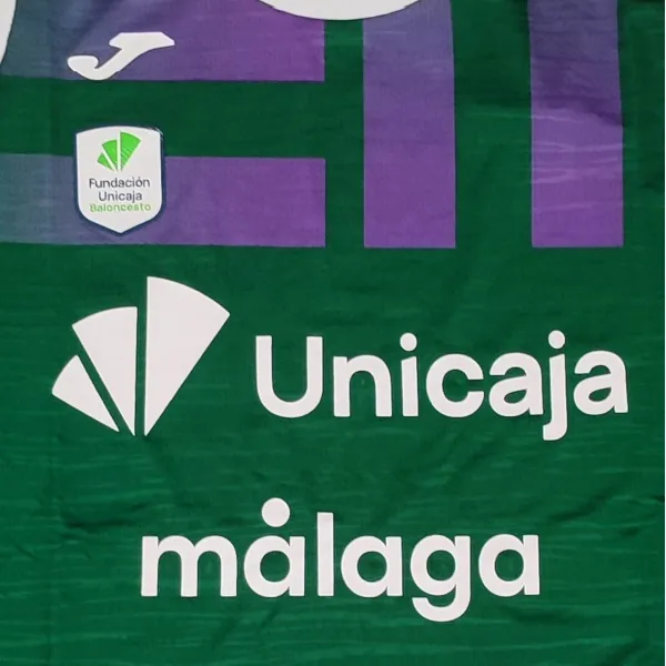 Camiseta Unicaja Malaga ACB 26-27 verde y morada - 2 Camiseta Unicaja Malaga ACB 26-27 verde y morada - 2