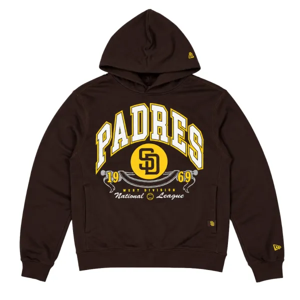 Sudadera Padres MLB marrón de New Era - 1