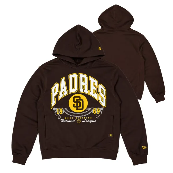 Sudadera Padres MLB marrón de New Era - 3