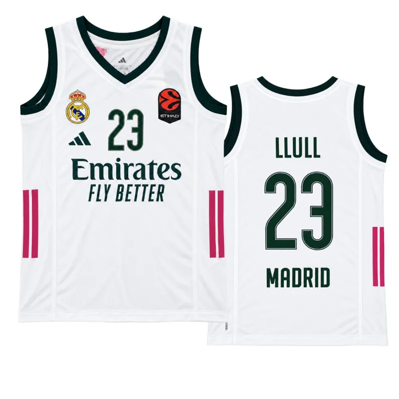 Camiseta Llull Real Madrid para niños en blanco para 2027 - 1