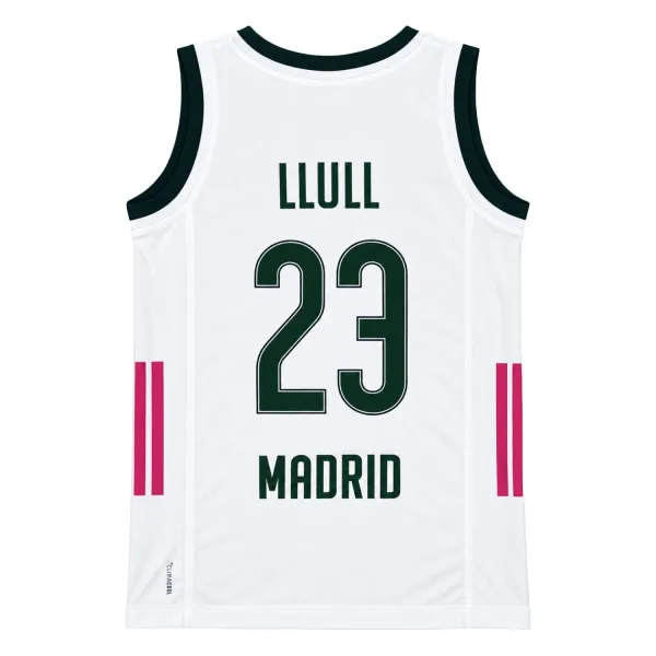 Camiseta Llull Real Madrid para niños en blanco para 2027 - 3 Camiseta Llull Real Madrid para niños en blanco para 2027 - 3