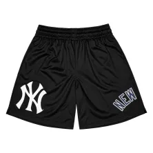 Short de los Yankees de New Era negro en tejido mesh - 1