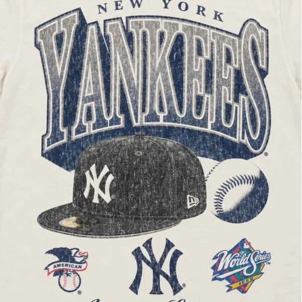 Camiseta New York Yankees New Era MLB World Series Champions Sport Classics