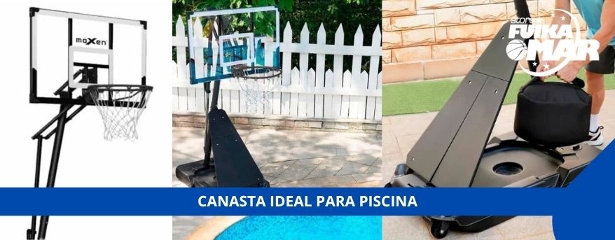 canasta de baloncesto para piscina