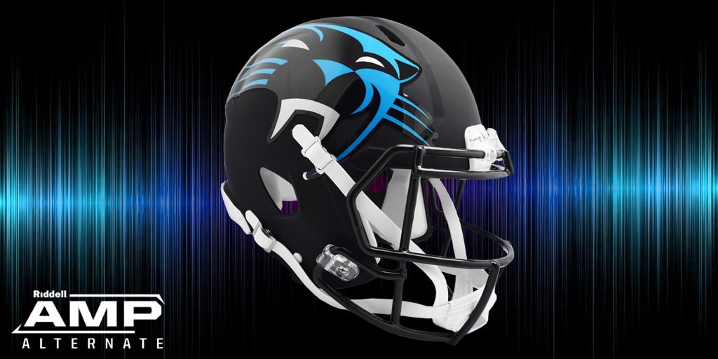 Casco Ridell NFL de Carolina Panthers