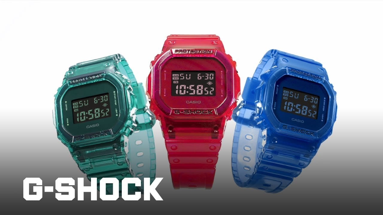 Casio G-Shock Color Skeleton Series