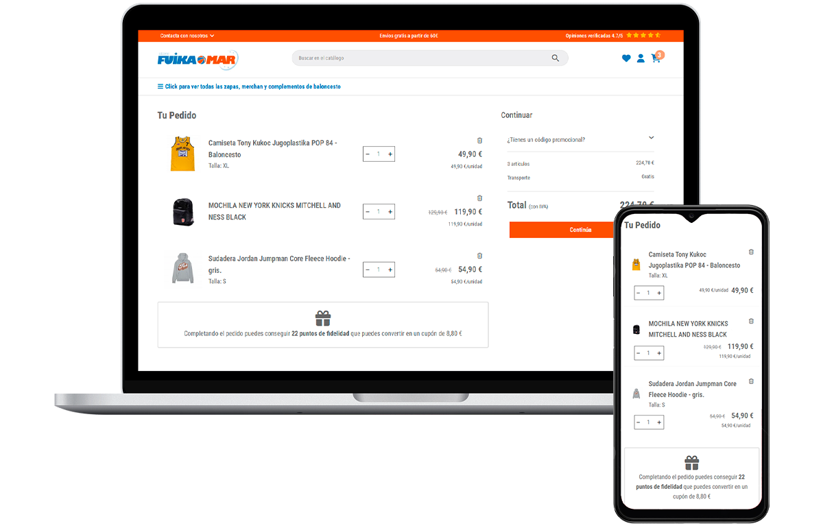 codigo descuento tienda baloncesto