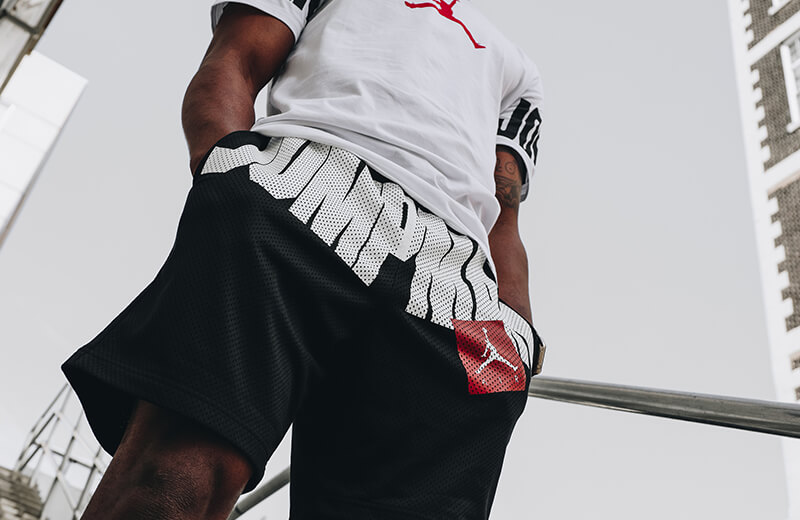 short nike air Jordan mesh