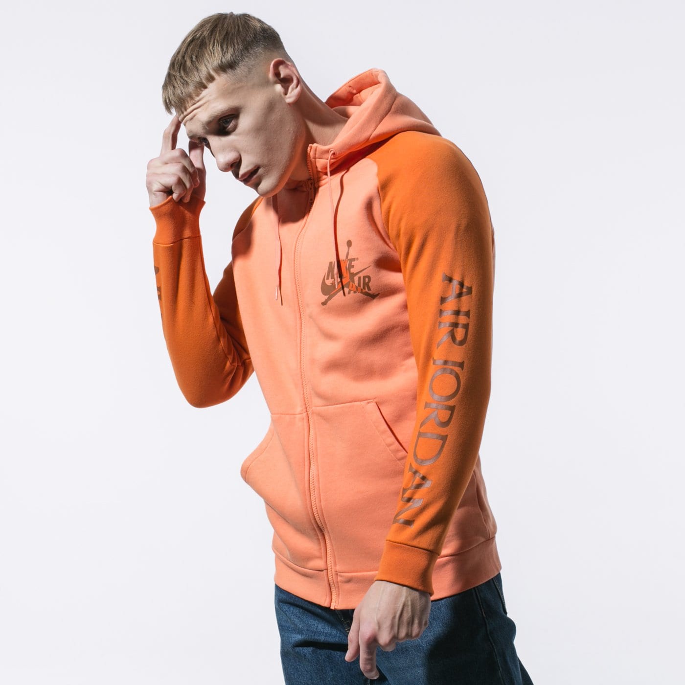 sudadera jordan naranja