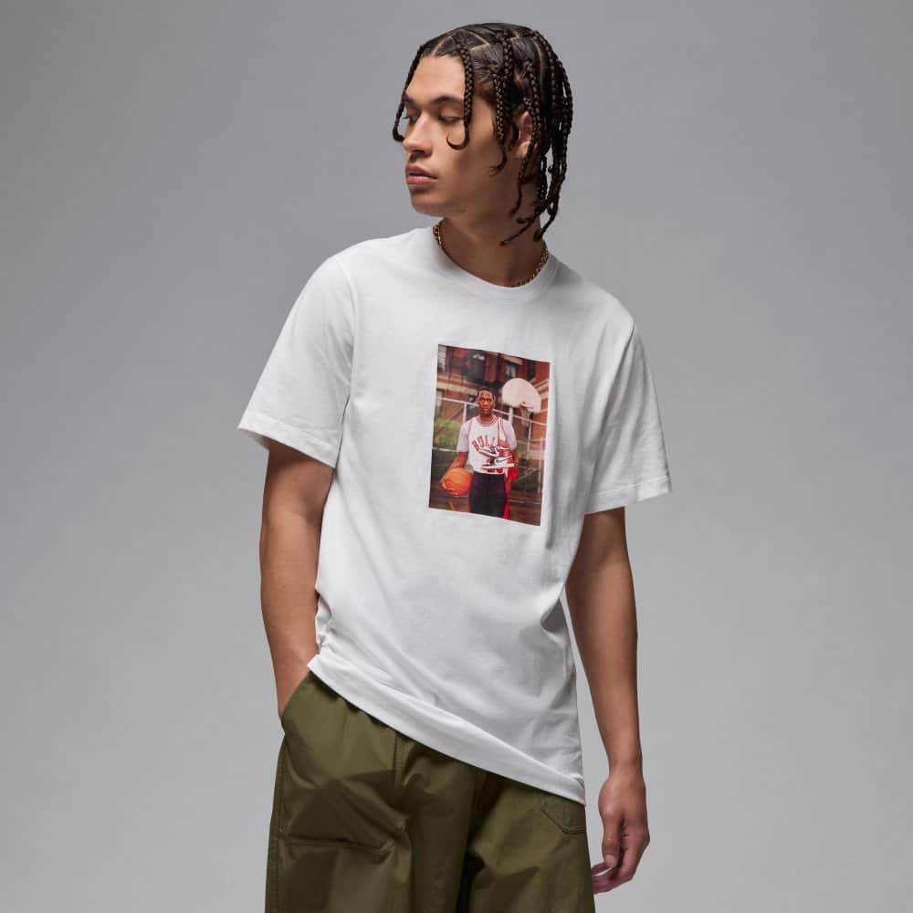 Camiseta Jordan blanca FUIKAOMAR