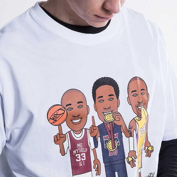 camiseta K1X en blanco